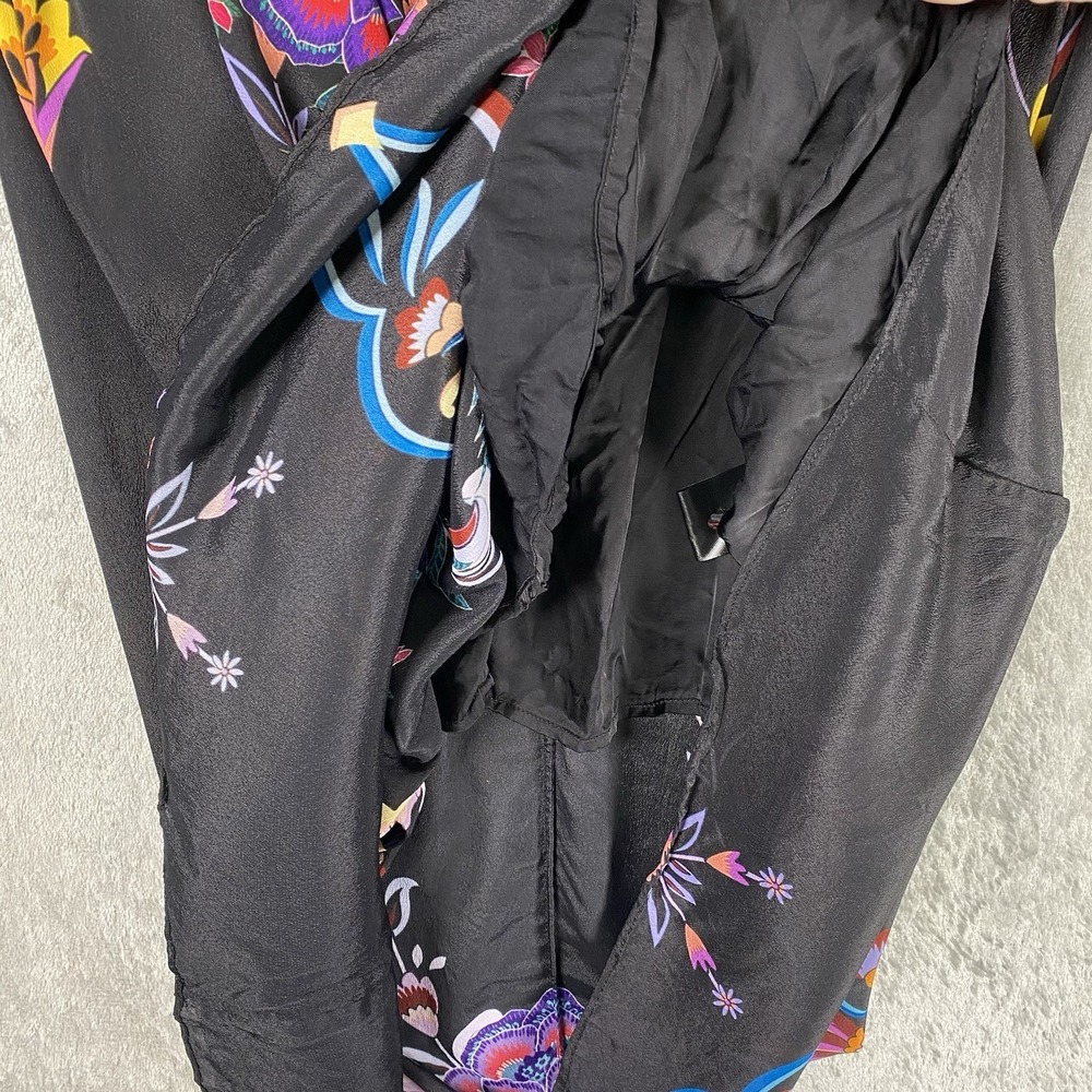 Johnny Was Jade Dress Womens Sz S Tatianna Maxi Etta's Garden Silk Floral Slip - Picture 3 of 13